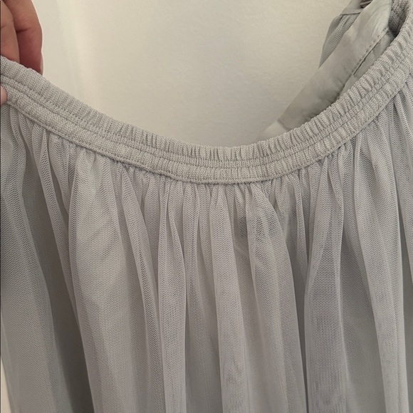 Elegant Gray Women's Tulle Skirt - Picture 7 of 7